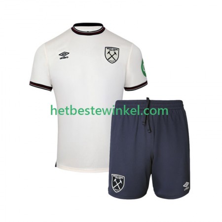 West Ham United Voetbalshirts Kind Uit 2025-26